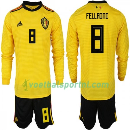 België FELLAINI 8 Kind Uit Tenue WK voetbal 2018 L/S